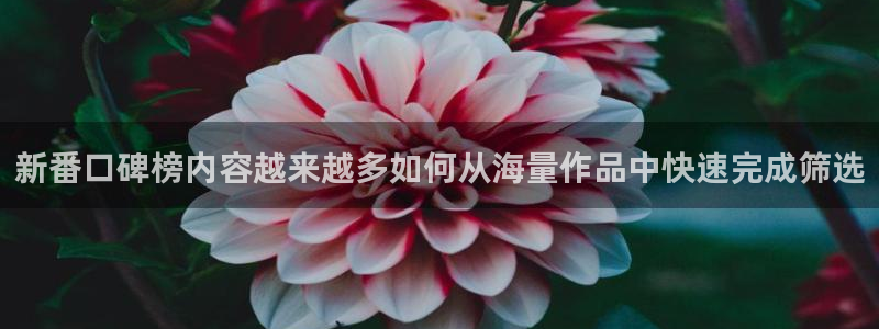 漫蛙屋：新番口碑榜内容越来越多如何从海量作品中快速完成筛选配图